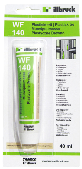 Plastiskt Trä WF140 Ljusbrun 40 ml Illbruck